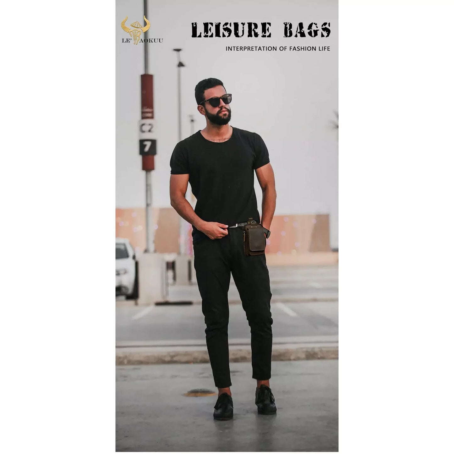 Full Grain Leather Belt Pouch