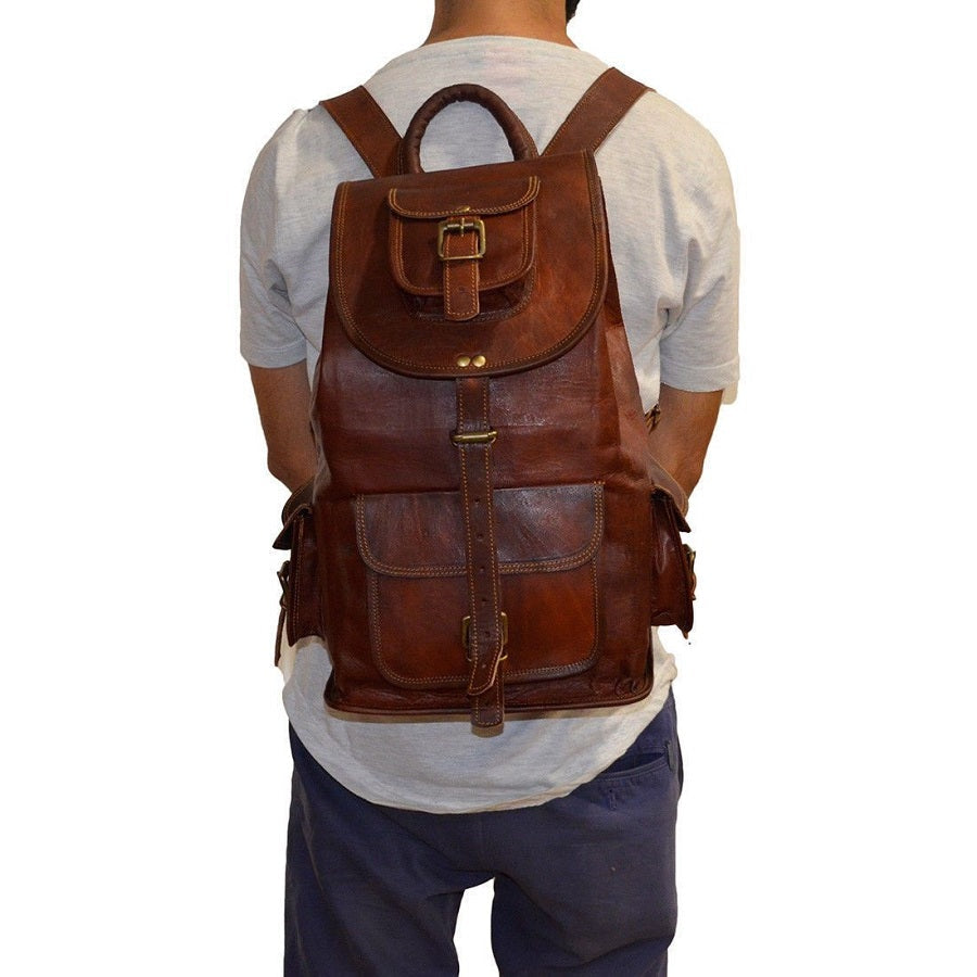 Rucksack Vintage Leather Backpack