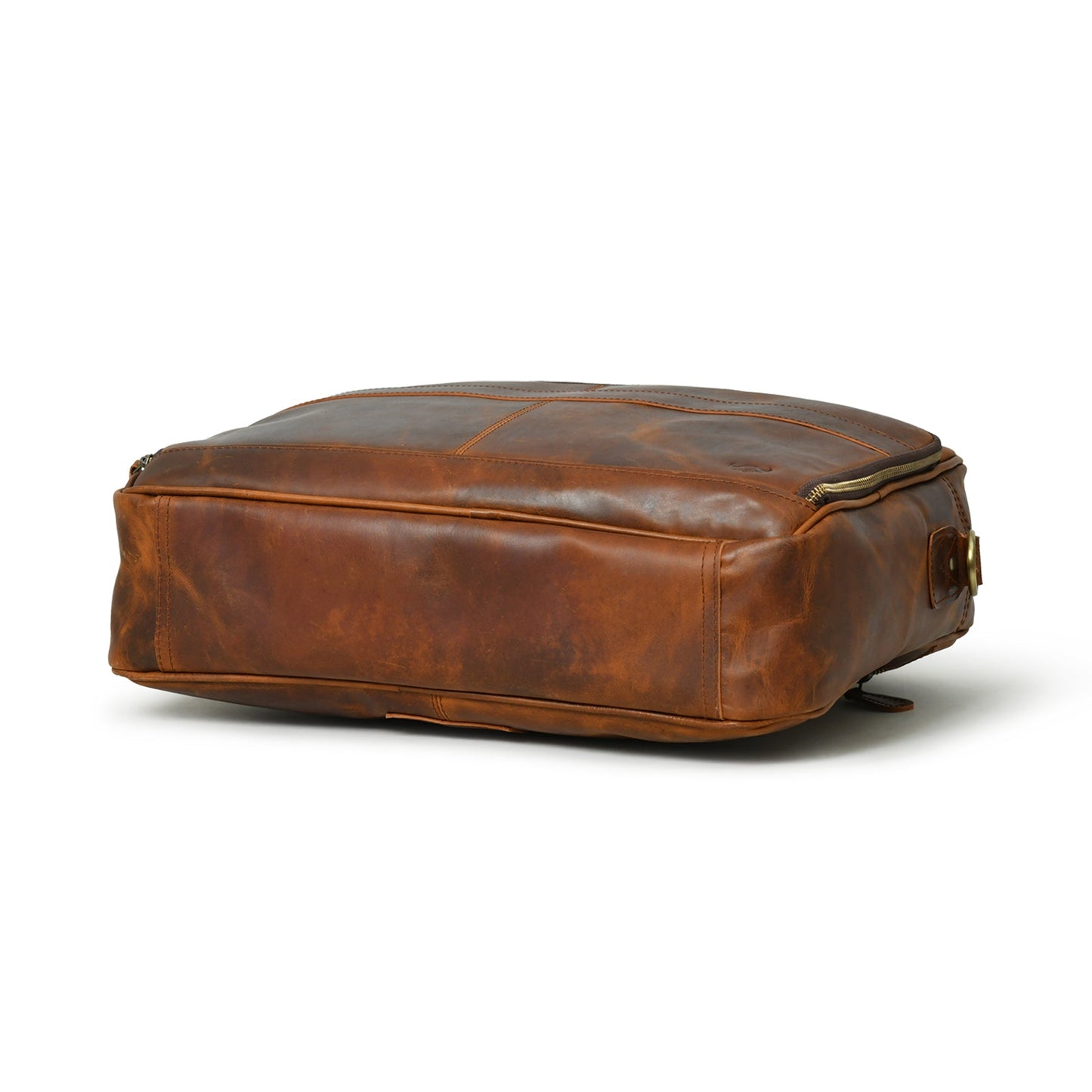 Buffalo Leather Laptop Briefcase (Serene Caramel)