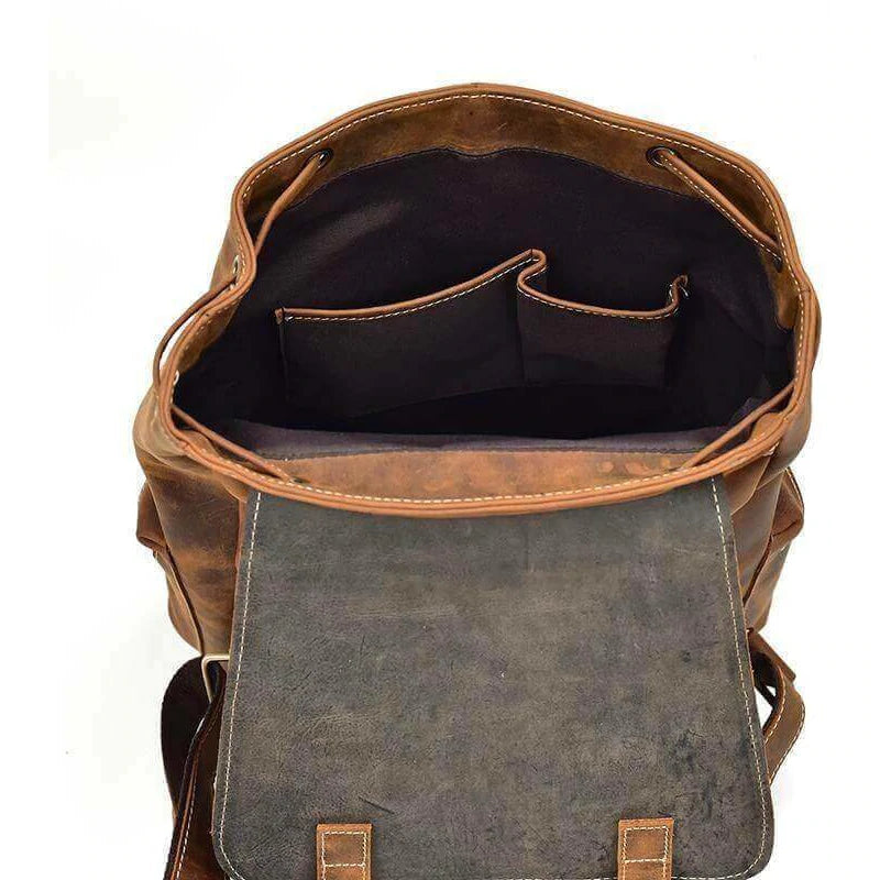crazy horse buffalo leather backpack Crazy Horse Buffalo Leather Backpack I Kennedy Leather