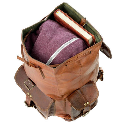 Rucksack Vintage Leather Backpack