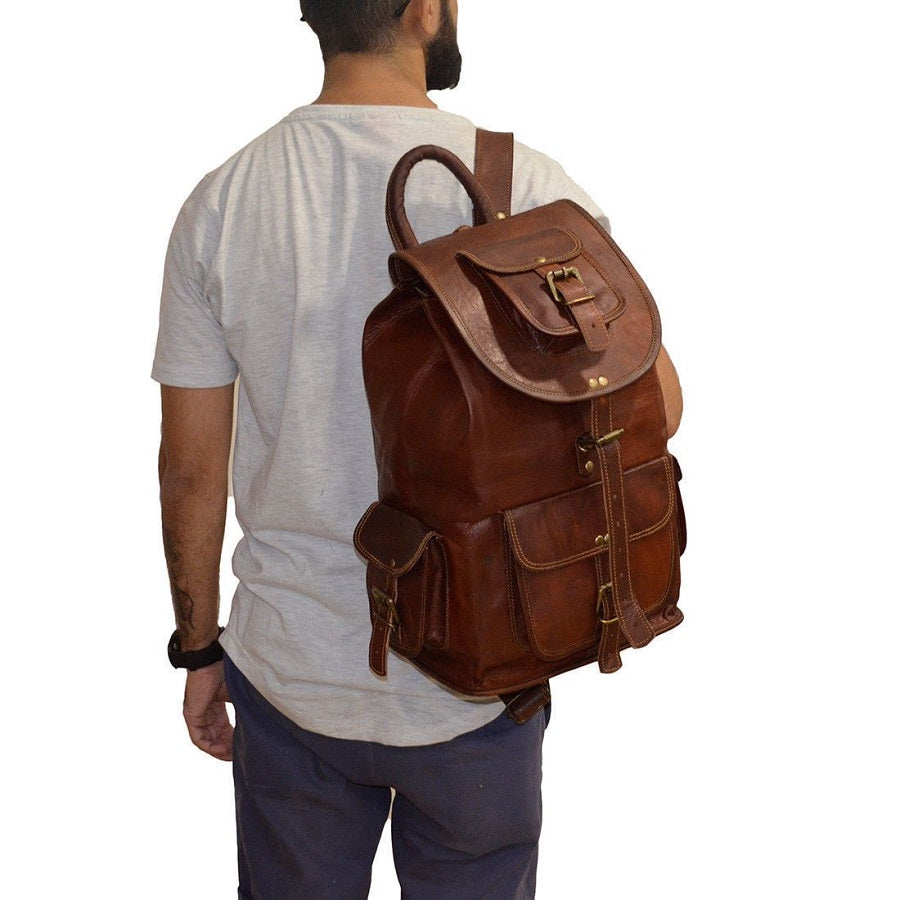 Rucksack Vintage Leather Backpack